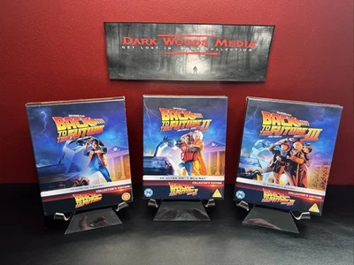 Back to the Future Trilogy Limited Edition Steelbook (4K UHD+Blu-ray+Extras)MINT - image 1 of 4