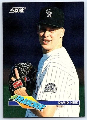 1993 Score The Franchise David Nied Colorado Rockies #28 - Image 1 of 2