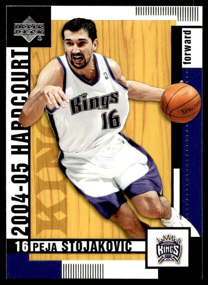 2004-05 Upper Deck Hardcourt Peja Stojakovic Sacramento Kings #75 - Image 1 of 2