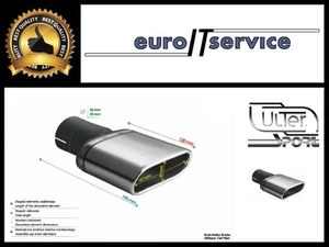 NEUF TOP MUFFLER TIP ULTER SPORT N1-50* - SILENCER TAIL PIPE 167x60mm - Imagen 1 de 3