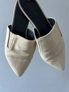 Jenni Kayne Suede Mule Flats Women's Shoes Made In Italy 38 - Picture 1 of 5