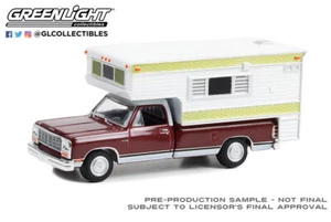 Greenlight Hobby Exclusive 1981 Dodge Ram D-250 Royal w/Large Camper 30409 - Picture 1 of 1