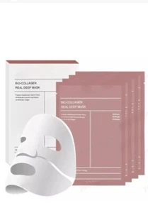 Bio-Collagen Real Deep Facial Lifting Anti-Wrinkle Mask (Pack of 4) Retails $18 - Picture 1 of 8