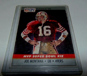 Joe Montana 1990 Pro Set #19 MVP Super Bowl XIX NFL San Francisco 49ers - Bild 1 von 4