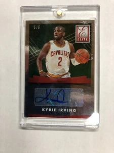 2015-16 Panini Elite Kyrie Irving Auto Numbered 5/5 Rare - Picture 1 of 3