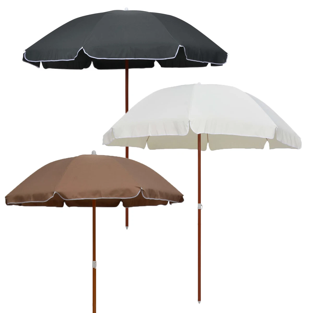 VidaXL Wand-Sonnenschirm 300 Cm – Burgunderrot, Mit Kurbel, Neigbar, UV-Schutz