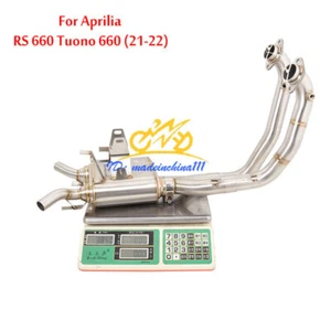 For Aprilia RS660 Tuono 660 2021-2022 Exhaust Front Mid Link Pipe System Header - Bild 1 von 10