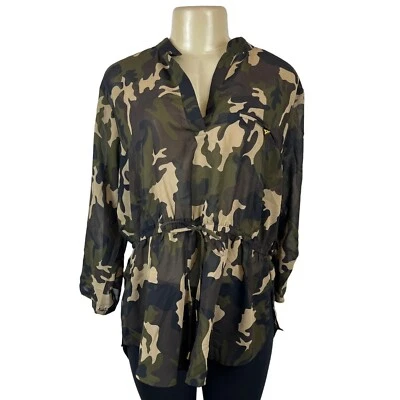 Mileage Women's Green Peplum Blouse Sz 2X (EUR 50) - Image 1 of 4