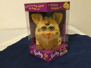 Neu Vintage 1999 Furby 70-800 Giraffe gelb braun Punkte braune Augen - Bild 1 von 4