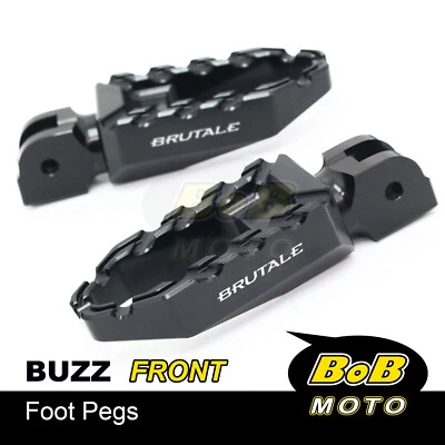 Clavijas delanteras antideslizantes CNC Buzz Touring para MV Agusta 910S Brutale 2007+ Foto 1 de 4