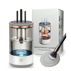 3-In-1 Automatic Makeup Brush Cleaning and Drying Stand - Keep Your Brushes Fres - Foto 1 di 8