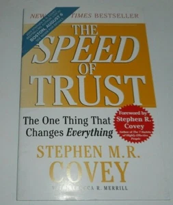 The SPEED of TRUST The One Thing That Changes Everything Paperback Stephen Covey - Picture 1 of 3