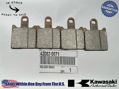 JUEGO DE PASTILLAS DE FRENO DELANTERAS KAWASAKI OEM 2006-11 CONCOURS 14 NINJA ZX-14R 43082-0071 Foto 1 de 4