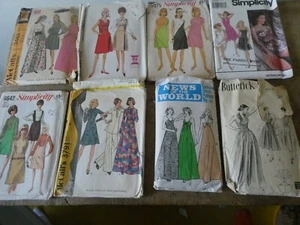 Vintage used patterns 50's/60's/70's - Dresses - 5 bought in USA - Picture 1 of 9