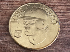 Jose Canseco 1992 Sport Stars MLB Brass Collector Coin Oakland A’s