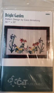 Bright Garden Quilt Pattern Design by Carol Armstrong C & T Publishing 36 1/2x25 - Picture 1 of 2