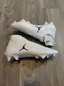 Jordan Vapor Edge 360 Pro PE Football Cleats White Black CV6279-103 Sz 12 W PE - Picture 1 of 6