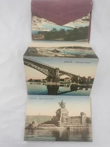 Vintage Foldout Set-12 Vintage Sovenier Postcards, Coblenz, Germany. Unwritten - Picture 1 of 12