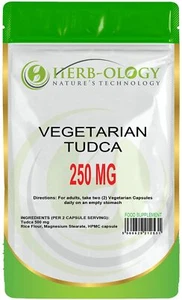 Herb-ology Vegetarian Tudca Supplement | Liver Support | 500mg per Serving - Picture 1 of 10