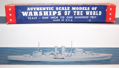 COMET AUTHENTICAST WWII BRITISH EXETER CLASS HEAVY CRUISER CA 1:1200 ORG BOX - Image 1 of 4