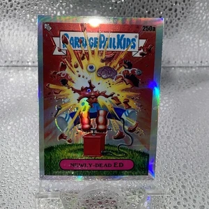 1986 Topps Garbage Pail Kids Series 6 - #250a Newly-Dead Ed Foil Version B5 - Picture 1 of 2