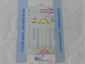 1/32 Super Scale Decal Sheet 32-63 US Navy F-14 TOMCAT Data Stencils New - Picture 1 of 1
