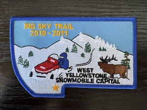BIG SKY TRAIL 2010-2011 - WEST YELLOWSTONE - PARCHE CHAQUETA - CAPITAL DE MOTO DE NIEVE - Imagen 1 de 2