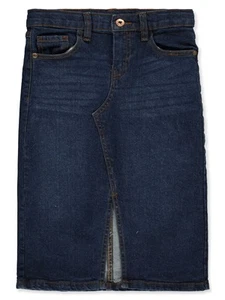 Star Ride Girls' Denim Midi Skirt Color: yellow Size: 7 - Picture 1 of 4