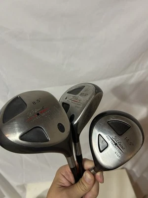 DRIVER Titleist Golf PRO TITANIO 975l-fe, JUEGO MADERA 2 Madera Y 3 Madera 12.5 14.5 Foto 1 de 4