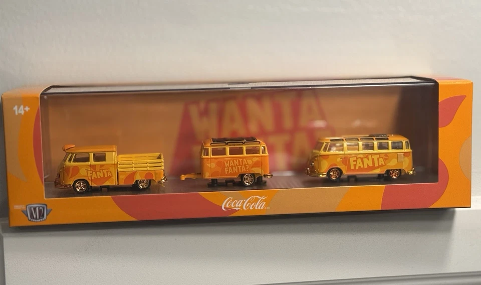 МАШИНЫ M2 1960 VW ДВОЙНАЯ КАБИНА С ПРИЦЕПОМ И 1960 VW 15 ОКНО АВТОБУС САМОСВАЛ🔥 - Изображение 1 из 1