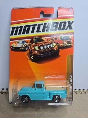 Camioneta GMC Matchbox 2009 construcción - 1957 azul 38/100 Foto 1 de 4