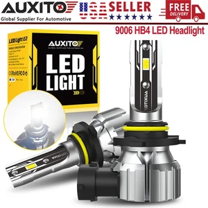 AUXITO 9006 HB4 Bombillas LED de haz bajo 60W 6000K Reemplazar Halógeno Blanco E2 - Imagen 1 de 11