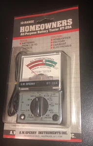 13 Range BT-25A Battery All Purpose Tester for AAA, AA, C, D, 9V Still in Packag - Picture 1 of 5