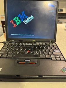 IBM ThinkPad X40 12.1" Laptop Computer Intel Pentium M 60GB HDD 1.25GB DVD/CDRW - Picture 1 of 15