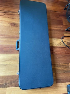 Estuche de guitarra eléctrica Road Runner negro Tolex de madera para Fender Strat Tele - Imagen 1 de 4