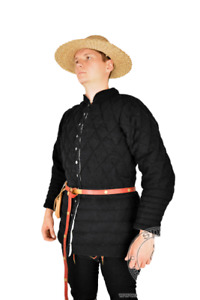 Medieval Thick Padded Gambeson suit of armor quilted costumes theater larp