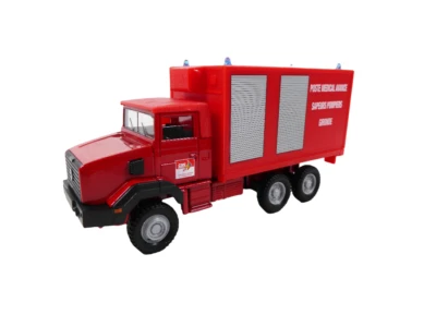 Renault 180 Poste Médical Pompier 1/50 Solido Voiture Camion Miniature 505329 - Photo 1/4