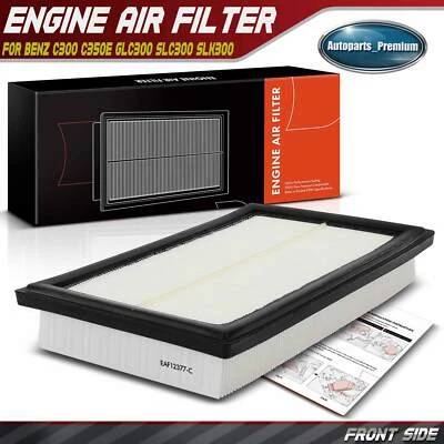 Filtro de ar do motor para Mercedes-Benz C300 C350e GLC300 E300 GLC350e SLC300 SLK300 - Imagem 1 de 4