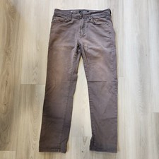 Liverpool Relaxed Fit Straight Brown Jeans Mens 30x30 (Actual 31x29) Denim