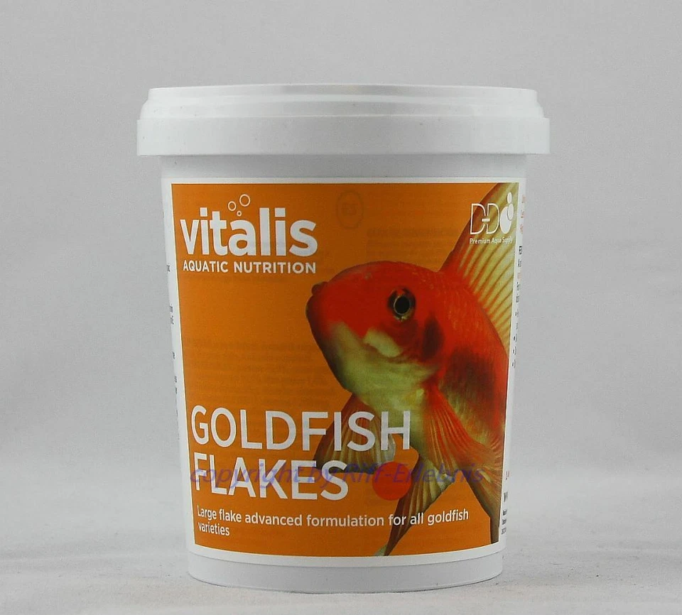Goldfish Flakes 40g Vitalis Große Flocken für alle Goldfische 23,72€/100g - Bild 1 von 1