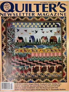 Quilters Newsletter Magazine October 1995 - Picture 1 of 4
