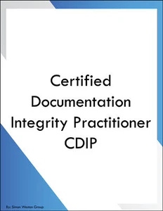Certified Documentation Integrity Practitioner CDIP - Picture 1 of 1