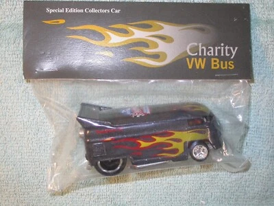 Autobús de arrastre VW caridad convention Make A Wish Hot Wheels 2007 en bolsa Dearborn Foto 1 de 4