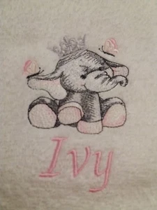 Cute elephant princess Personalised Bath Towel 100% Cotton free p&p - Picture 1 of 2