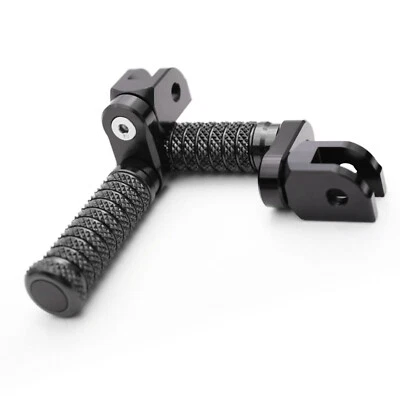 Black M-GRIP 25mm Adjustable Front Foot Pegs For Suzuki B-King 08-16 15 14 13 12 - Изображение 1 из 4