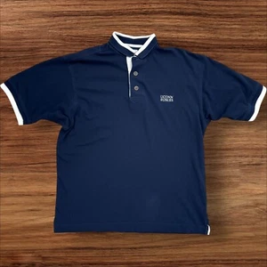 Camisa polo Cutter & Buck UConn Huskies para hombre M azul logotipo en el pecho manga corta - Imagen 1 de 8