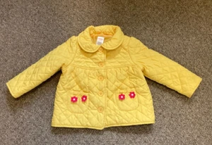 Gymboree Yellow Quilted Jacket 12-24 Months - Picture 1 of 5