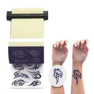Impresora de plantillas de tatuaje inalámbrica A46 copiadora de transferencia portátil papel térmico - Imagen 1 de 13