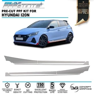 Lower Door Side Skirt Stone Chip PPF Paint Protection Film Kit For Hyundai I20N - Picture 1 of 3