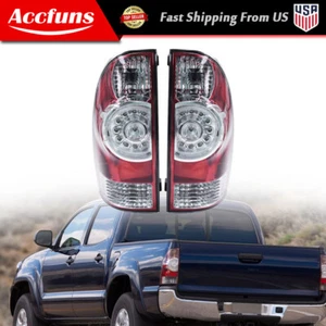 Brake Tail Light Lamp Taillights Rear LH + RH Pair For Toyota Tacoma 2005-2015 - Picture 1 of 9